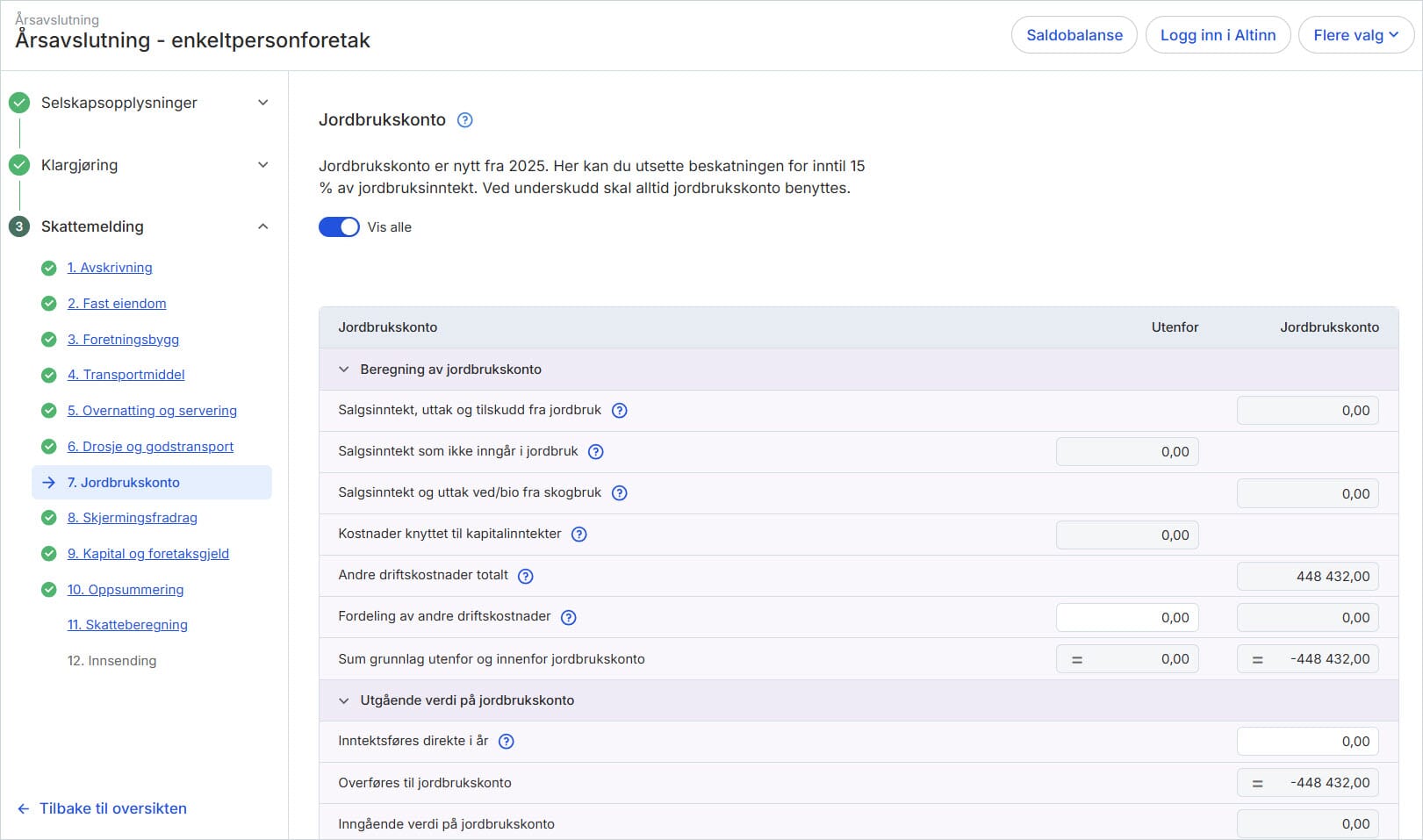 CS.Steg 3 Skattemelding Jordbrukskonto 1.UM.jpg CS.Steg 3 Skattemelding Jordbrukskonto 1.UM.jpg