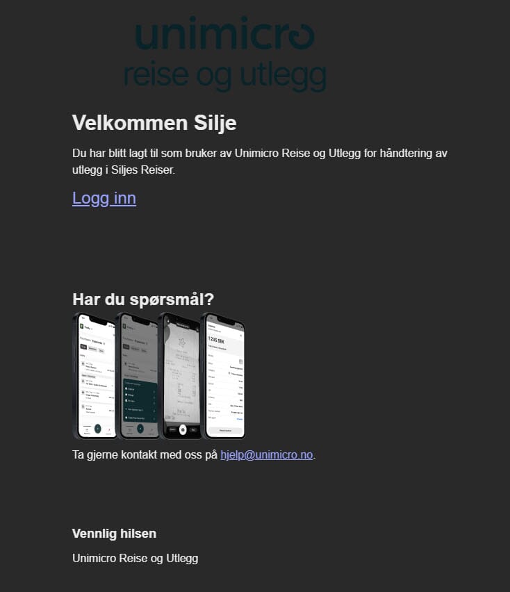 cs.reise og utlegg. oppstarte unimicro reise og utlegg.bruker.3.jpg