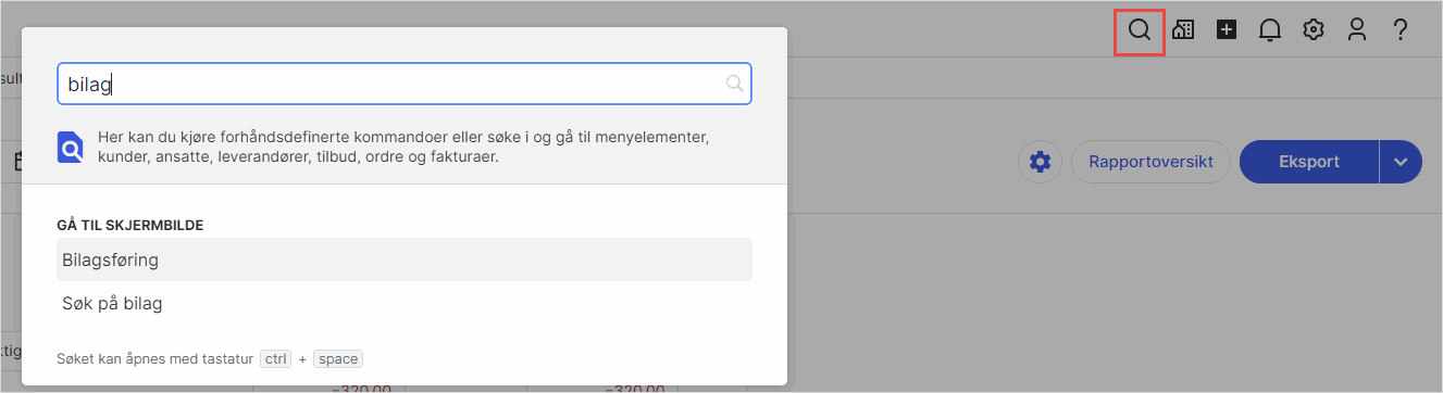 cs. Tips og triks for s&oslash;k og navigasjon i regnskapssystemet 1 um.png